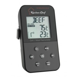 Termómetro digital para hornos y carnes con sensor inalámbrico