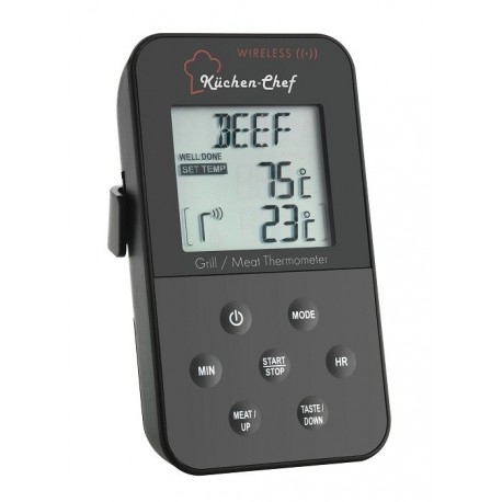 14.1504 Termómetro digital para hornos y carnes con sensor inalámbrico TFA