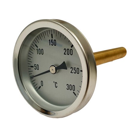 220417 Termómetro para horno con vaina de 100 mm 0ºC + 300ºC Termomed